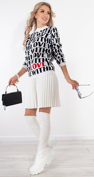 Свитер с буквами (42-46) Киев - изображение 3