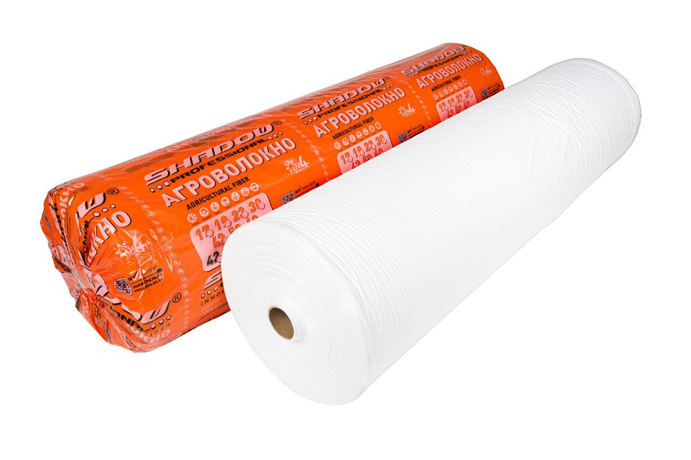 Агроволокно 30 г/м2 12.65 х 100 метрів з посиленим краєм "Shadow" агроволокно біле для теплиць Дніпро - фото 1