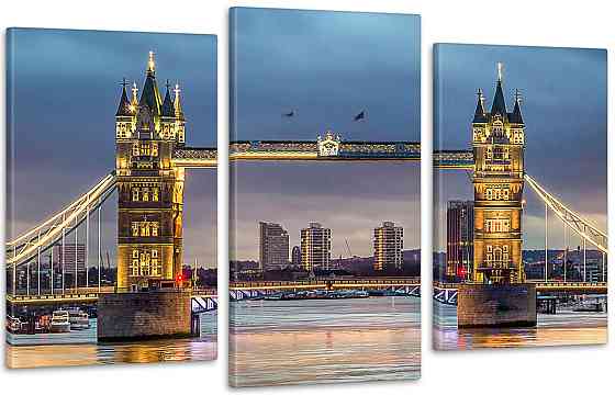 Модульная картина Ночной Лондон (53x100см)  Art-28_3 70x130 см Киев