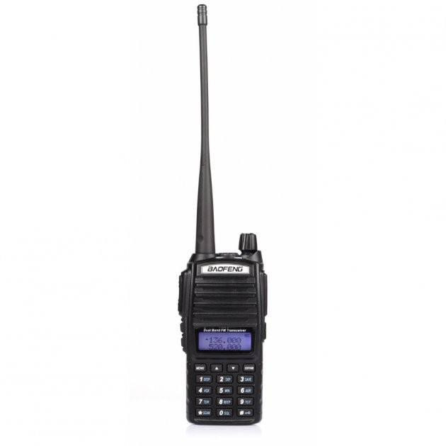 Портативна рація Baofeng UV-82 5W Li-ion UHF/VHF (Чорний) Вінниця - фото 7