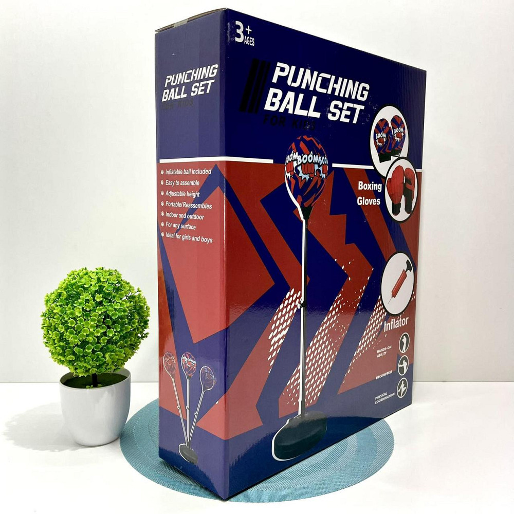 Дитячий набір на стійці, рукавички 118см Чорно-червоний (MR 1254-1) Чернігів - фото 7