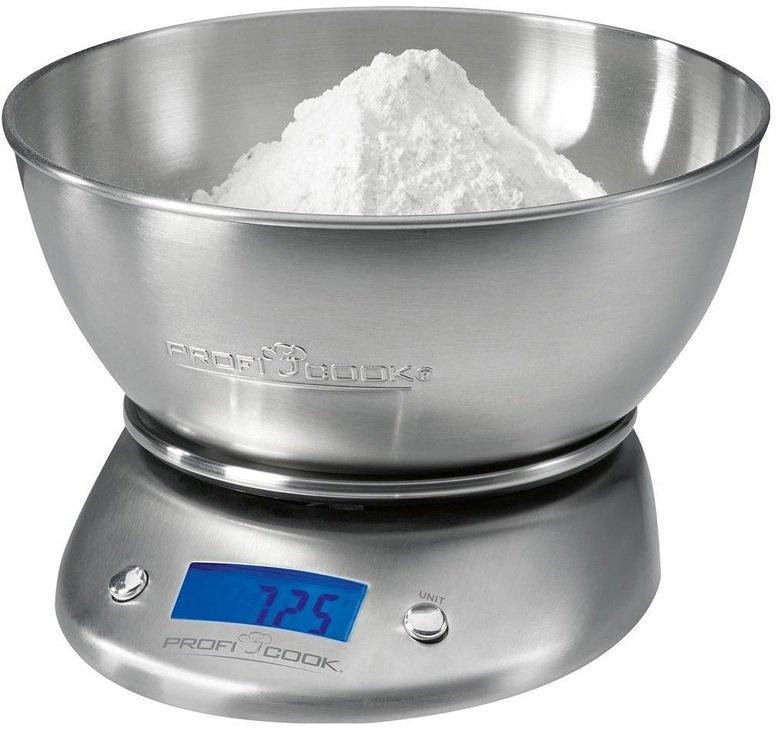 Професійні Ваги Кухонні до 5 кг Profi Cook PC-KW 1040 Нержавіюча сталь Нововолинськ - фото 1