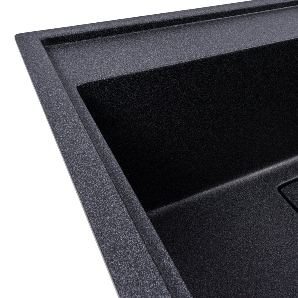 Гранітна мийка VALESO SHERLIT 6050 матова Карбон Коломия - фото 5