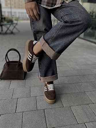 Tamei Кеди жіночі з натуральної замші демісезонні шоколадні весна-осінь 2810-132 р. 36-41 / Сти Коломия