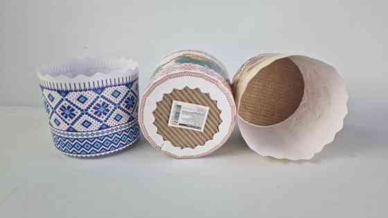 Форма для випікання Великодня паски (85*90) Вишиванка (250 гр) (50 шт.) Харків