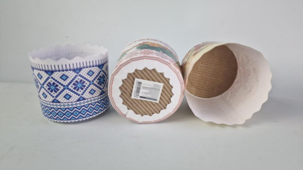 Форма для випікання Великодня паски (85*90) Вишиванка (250 гр) (50 шт.) Харків - фото 4