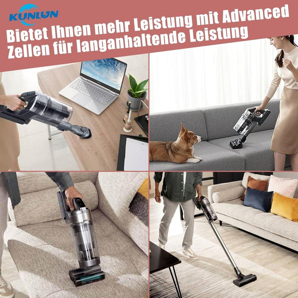 Акумулятор KUNLUN 21.6V 3500mAh для пилососів Samsung Jet 75 90 Complete/Elite/Pet Extra, змінний, літій-іонний Київ - фото 7