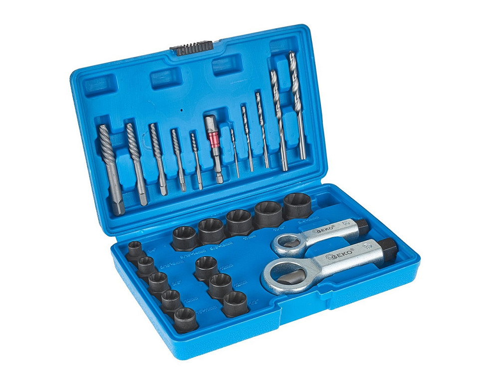 Набір Гайкорубів і Екстракторів "GeKo" гайок, болтів, шпильок, к-т 26шт. Стрий - фото 2