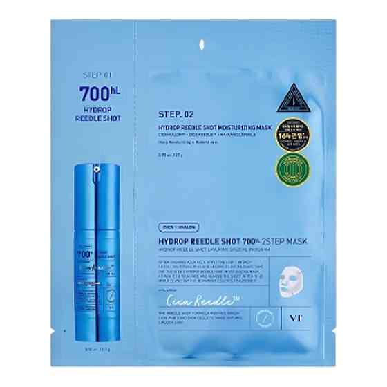 Двухэтапная тканевая маска для лица со спекулами Hydrop Reedle Shot VT Cosmetics 1 шт Киев