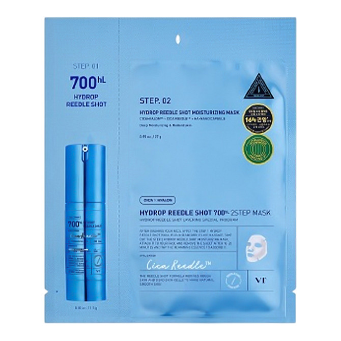 Двухэтапная тканевая маска для лица со спекулами Hydrop Reedle Shot VT Cosmetics 1 шт Киев - изображение 1