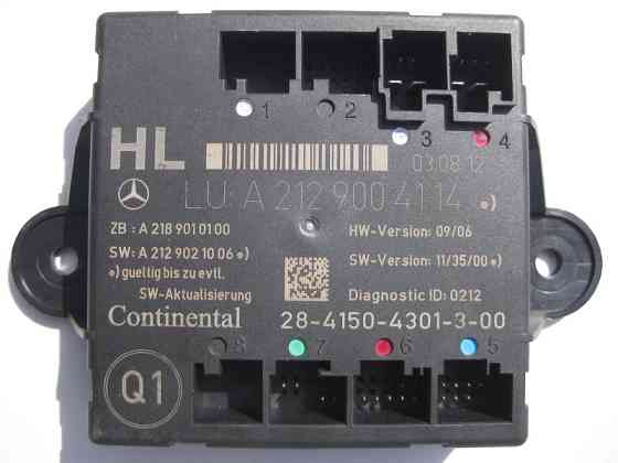 Mercedes-Benz  A2129004114 Блок керування задніх лівих дверей E-Class W212 C-Class W204 GLK X204 Одеса