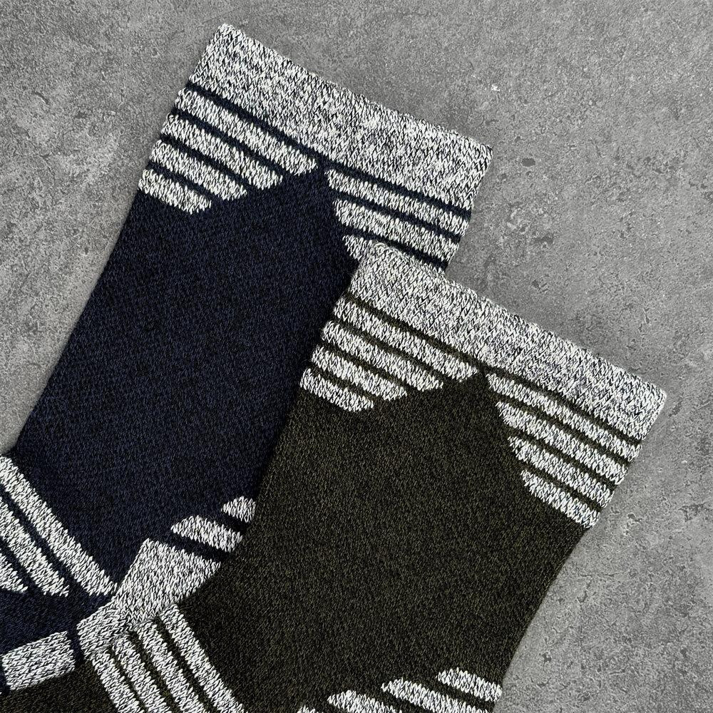 Сині з сірими вставками чоловіча шкарпетки спортивні Pobedov Heat Київ - фото 8