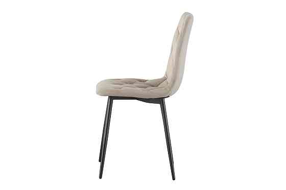 Стілець Трасті, чорний/ велюр бежевий Київ