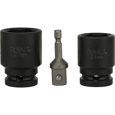 Набор головок DeWALT ударных торцевых 1/2" EXTREME IMPACT, 17 шт (DT7506) Винница - изображение 5