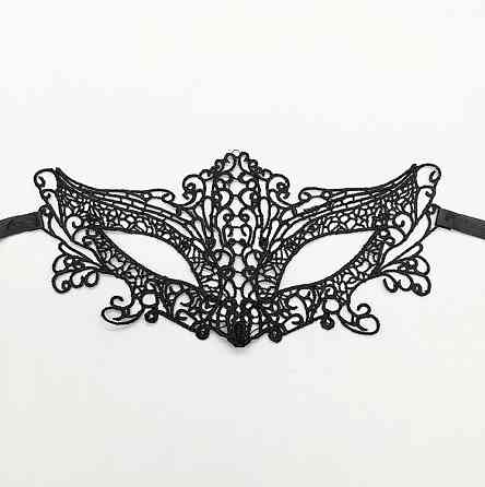 Маскарадная маска для лица one size черный Киев