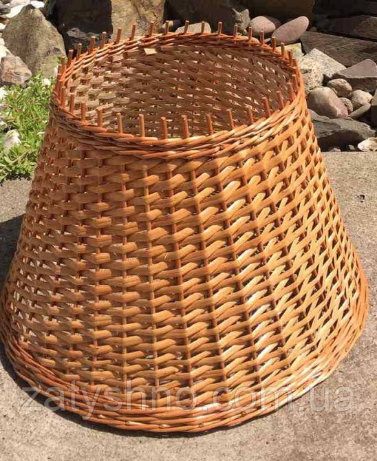 Бра із лози | люстри плетена під розмір | торшери абажури бра Київ - фото 3