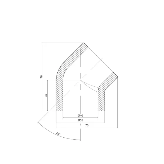 Куточок PPR Thermo Alliance 40, 45° Київ