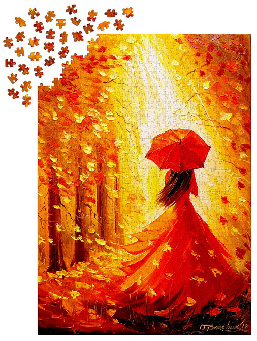 Пазл Леді Осінь - Lady Autumn (Enjoy-1802) Киев - изображение 3