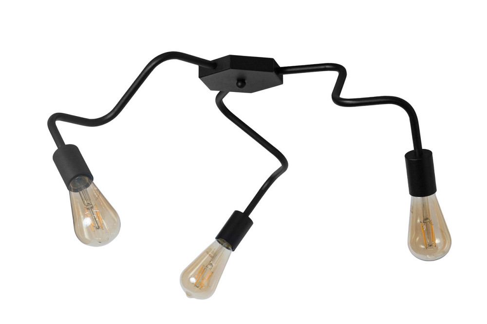 Потолочная люстра черная на 3 лампы Laminari NL 17503-3 BK Одесса - изображение 3