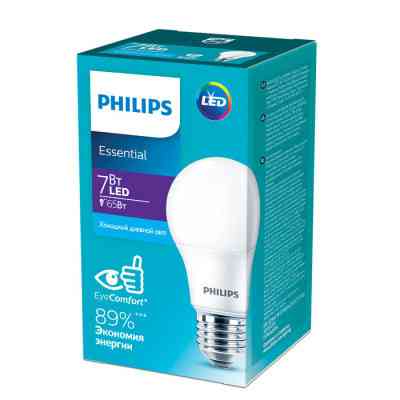 Лампочка Philips ESS LEDBulb 7W 720lm E27 865 1CT/12 RCA (929002299187) Винница