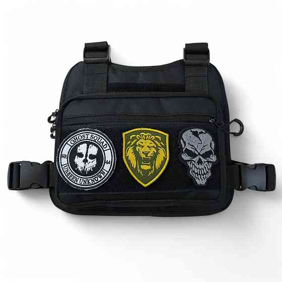 Мужские сумки через плечо, Сумка пояс плечо мужская тактическая, Тактическая сумка на грудь XO-21 Львов