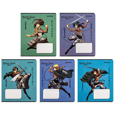 Зошит Kite Attack on Titan, 12 аркушів, лінія (AT24-234) Вінниця - фото 1