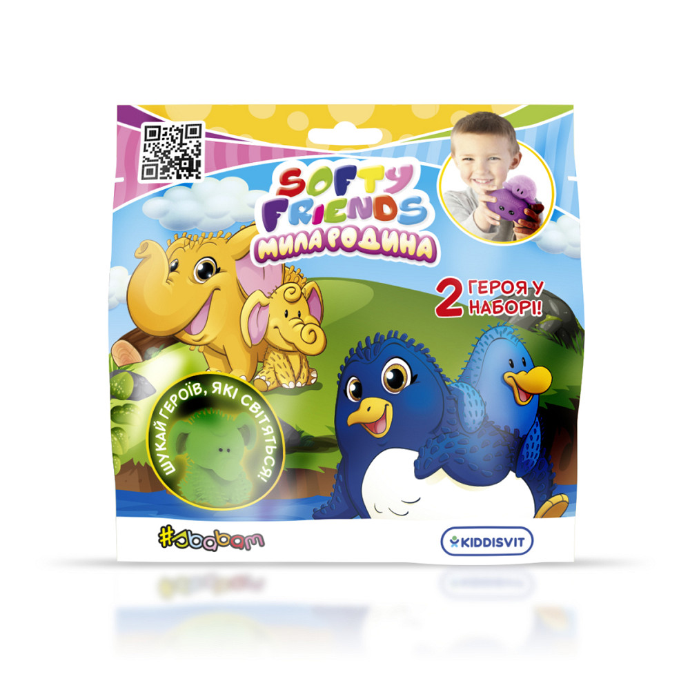 Стретч-іграшка у вигляді тварини серії «Softy friends» – Мила родина Днепр - изображение 1