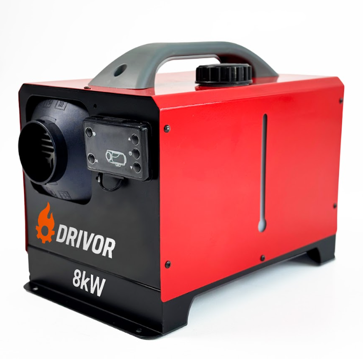 Автономний дизельний обігрівач (Webasto) Drivor 8 кВт (12В/24В/220В) з LCD-дисплеєм та пультом ДК Київ - фото 3