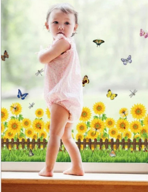 Інтер'єрна наклейка Соняшники Київ - фото 7