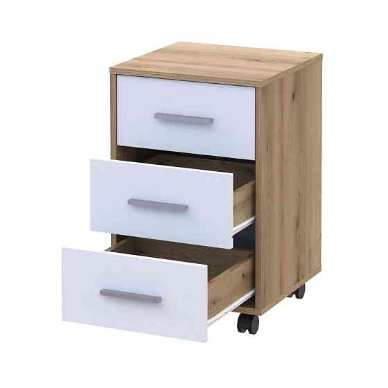 Тумба офисная Doros Т3 43х42х66,4 см Дуб евок/Белый (DRS-011446) Львов