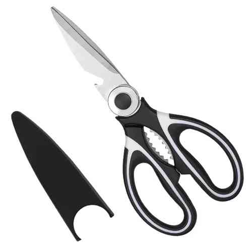 Ножиці кухонні 4в1 для м'яса риби з відкривачкою і горіхоколом, нержавійка Вінниця