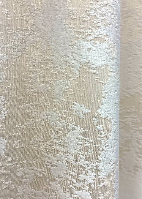 Комплект готовых штор VR-Textil Жаккард Sultan YL № 1763ш Молочный 100х270 см 2 шт (31-0012) Киев - изображение 6