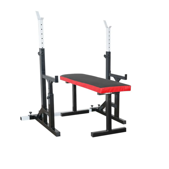 Скамья горизонтальная для жима + Стойки со страховкой 50 на 50 мм Киев
