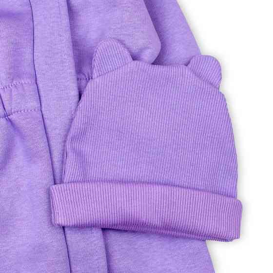 Демисезонный комбинезон с капюшоном и шапкой Violet рост 98 см (3 года) Malena Фиолетовый Кривой Рог