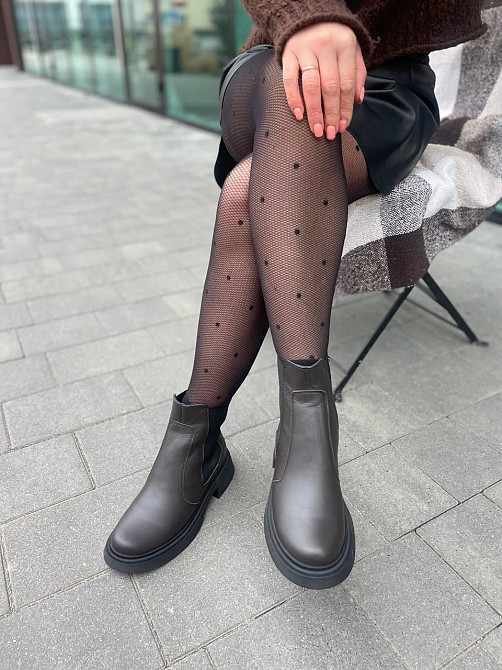 Edan Instruments Черевики жіночі EDAN 217 шоколадні (зима, шкіра натуральна) (5700) Коломия - фото 5