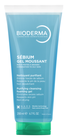 Біодерма Себіум Очисний Гель Bioderma Sebium purifying cleansing foaming gel 200 мл Дніпро