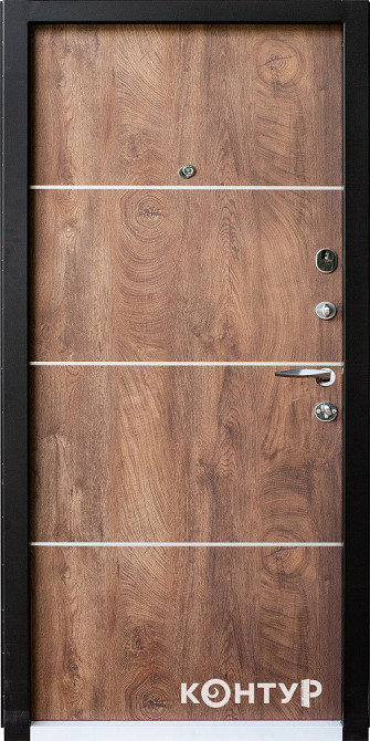 Двери квартирные, серия ТИП 2.3 модель 502 спил коньячный 860 Киев - изображение 2