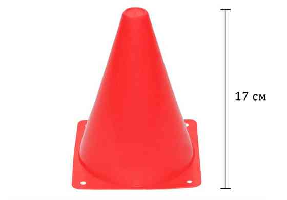 EasyFit Конус-фішка спортивна EasyFit 17 см червона Коломия