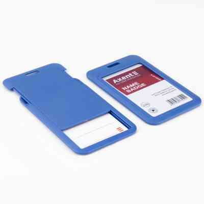 Бейдж Axent слайдер вертикальний, 54х85мм , димчастий синій (4500V-02-A) Вінниця