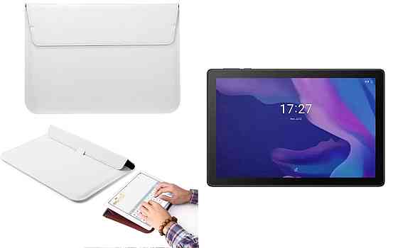 Чохол-конверт VitoCase для Alcatel TKEE MAX (8095), з функцією підставки для планшета Білий Київ