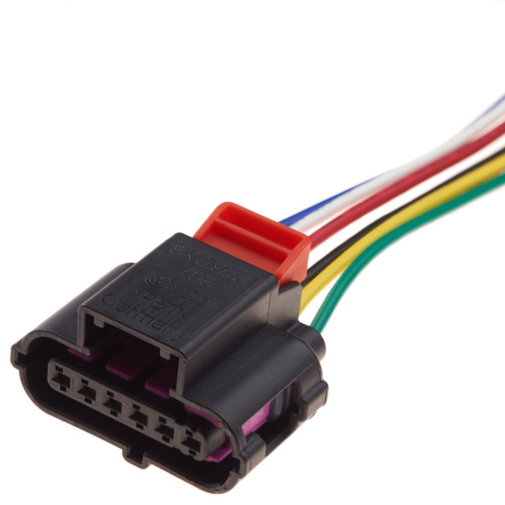 Разьем коннектор с проводом, 6-кон., Педаль Акселератора,  8K0973706,  VAG Германия, Франция, Audi, Bugatti, Porsche, Seat, Skoda, Киев - изображение 1