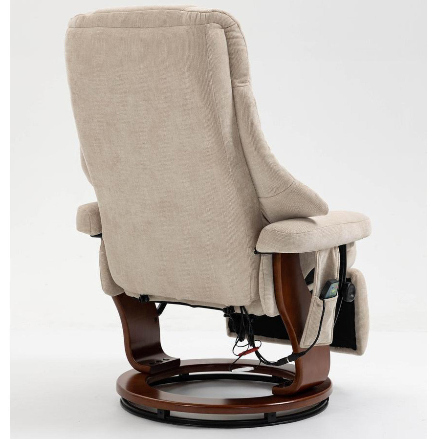 Крісло для відпочинку Avko Style ARMH 001 Beige з масажем, підігрівом і підставкою для ніг Київ - фото 5