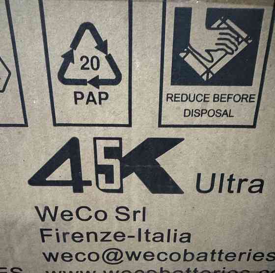 Lifepo аккумулятор Weco 4k5 ultra 5.12 Квт. Харьков