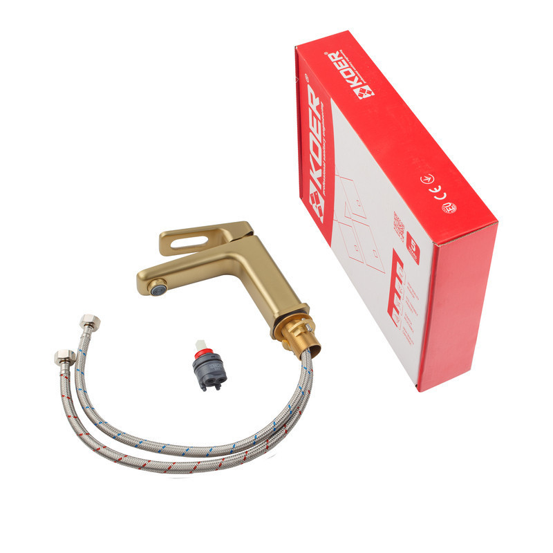 Змішувач для умивальника KOER KB-10031-12 (Колір матове золото) (KR5973)   ( 26850 ) Харків - фото 8