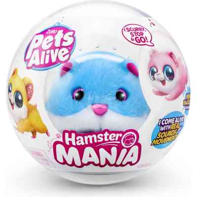 Интерактивная игрушка Pets & Robo Alive S1 - Забавный хомячок (голубой) (9543-1) Винница