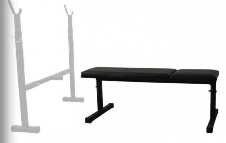 Скамья для жима + штанга 72 кг Гантели, гири, штанги и диски композитные набор Киев - изображение 3