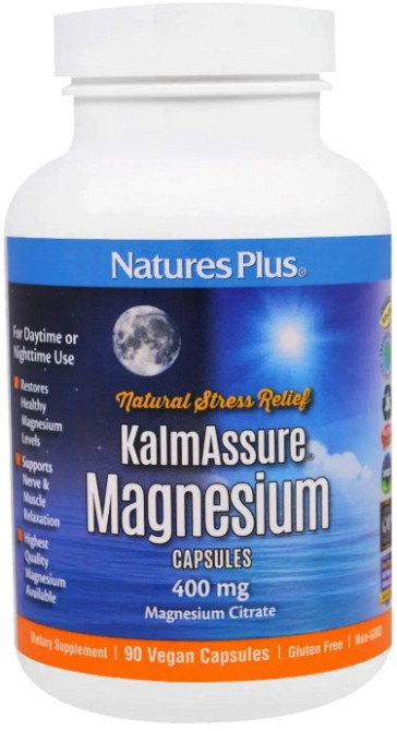 Цитрат магнію Nature's Plus Magnesium 400 мг 90 вег капс Київ - фото 1