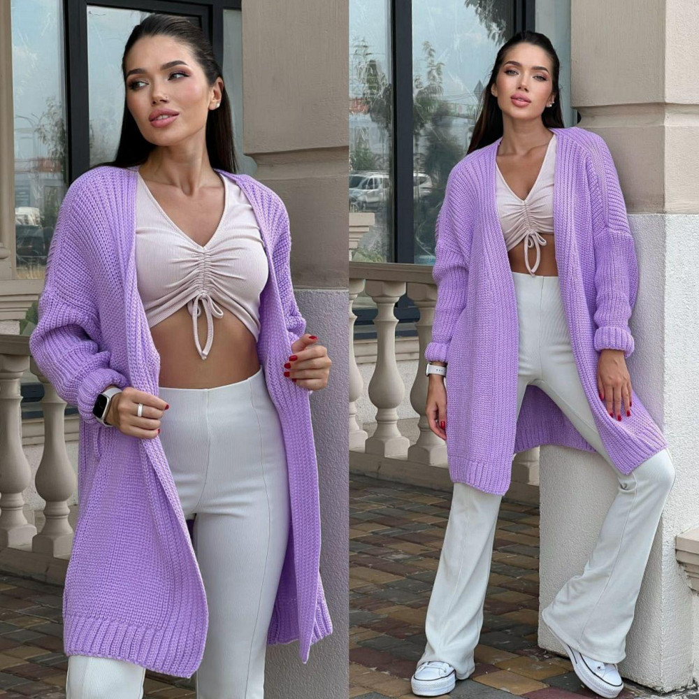 Жіночий в'язаний яскравий кардиган оверсайз. 44-56р. Київ - фото 6