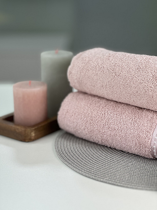 Махровое полотенце Ideal Textile 70х140 светло-розовое Черновцы - изображение 9