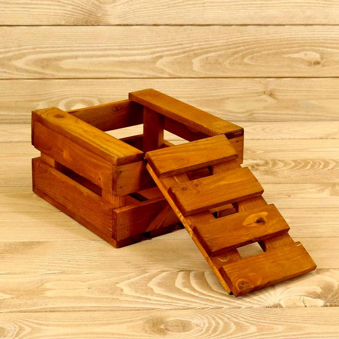 Інтер'єрний декоративний ящик "Кесарія" охра Миколаїв - фото 4